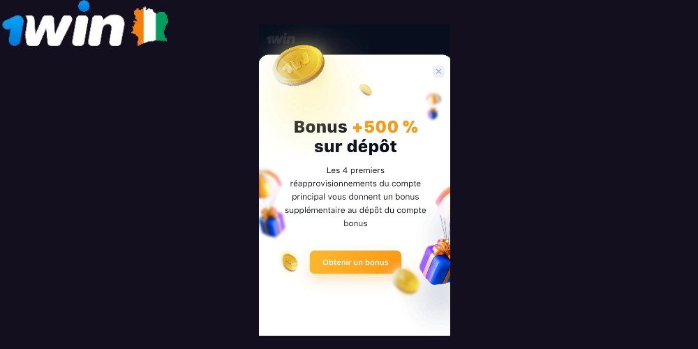 Bonus de bienvenue 1Win et autres promotions